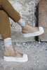 Lofina Sneakers 3720 in aglio/hellbraun - recyceltes Leder